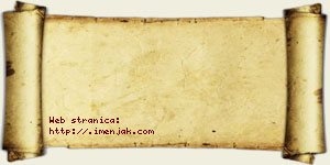 Žanka Trnavac vizit kartica